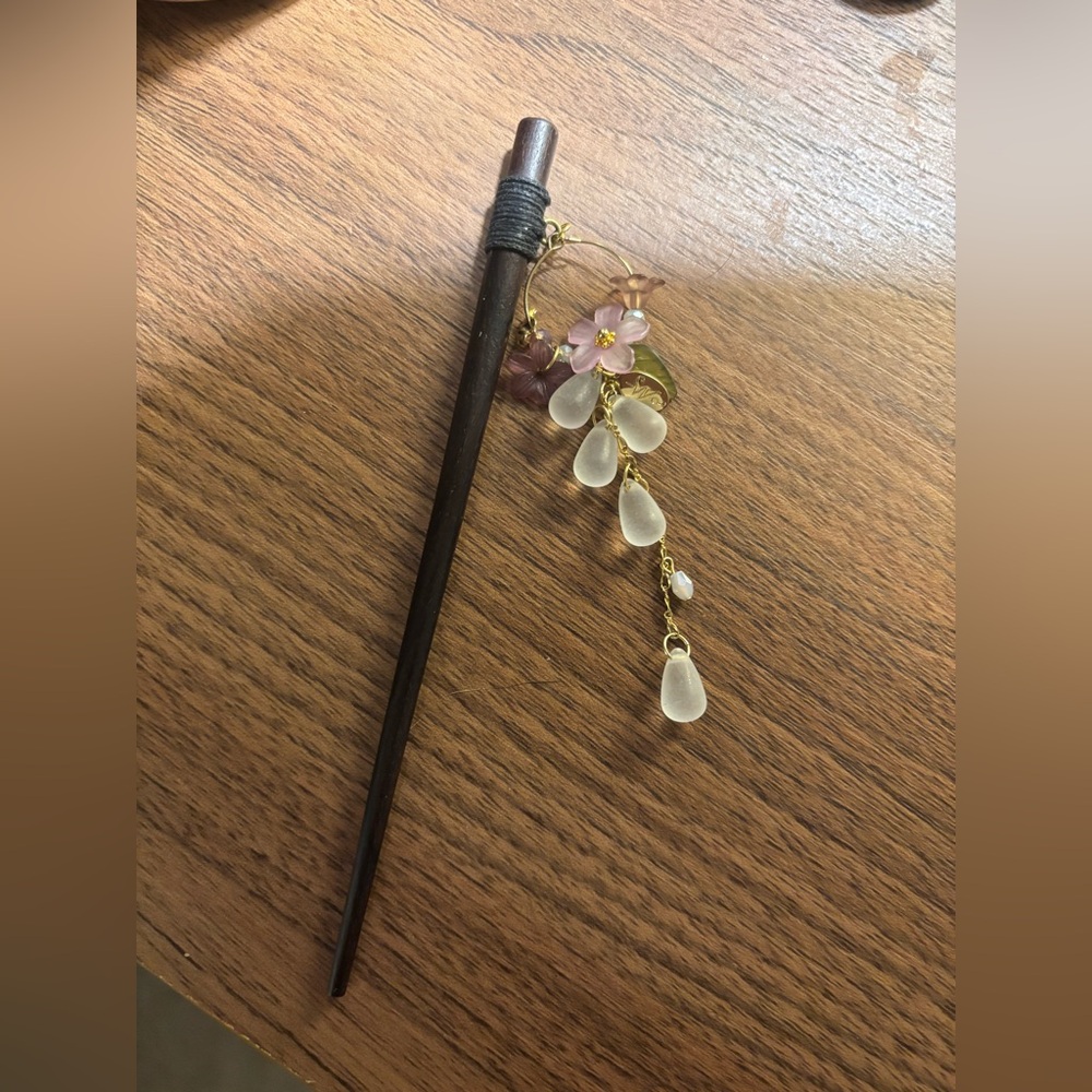 Japanese Floral One Stick Hair Pin